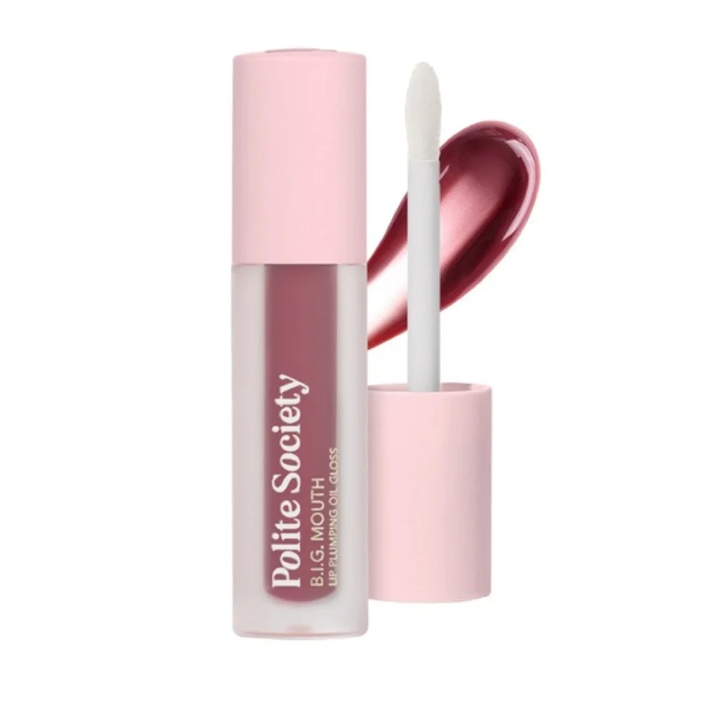 🎀 Polite Society BIG MOUTH Lip Plumping Oil Gloss – Loud & Proud